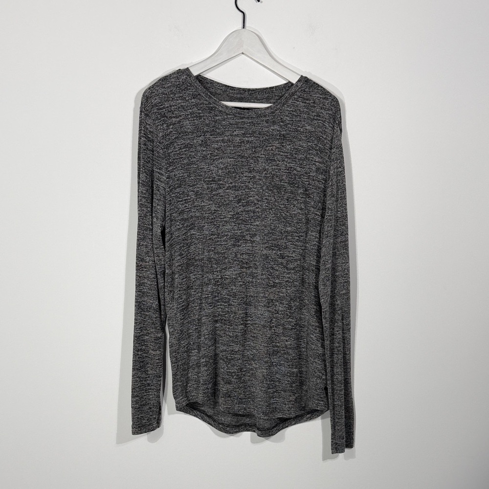 GBG Los Angeles Heather Gray Knit Top
